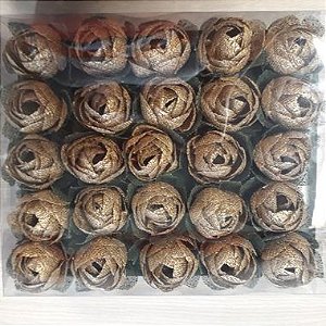 Forminha para Doces Finos - Angelical Tela Dourada- 25 unidades - MaxiFormas