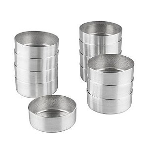 Forma Pão de Mel Sem Cordão 7,3 cm x 2,6 cm N°3 - 12 Unidades  - Caparroz
