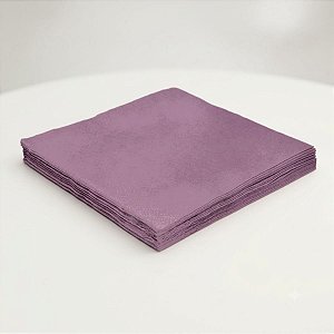 Guardanapo Liso Folha Dupla - Roxo - 24x24cm - 20 unidades - Rizzo