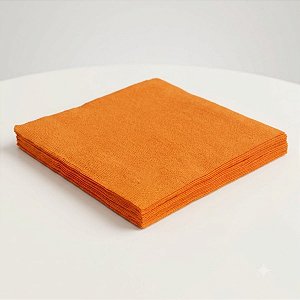 Guardanapo Liso Folha Dupla - Laranja - 24x24cm - 20 unidades - Rizzo