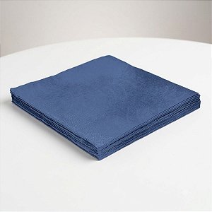 Guardanapo Liso Folha Dupla - Azul - 24x24cm - 20 unidades - Rizzo