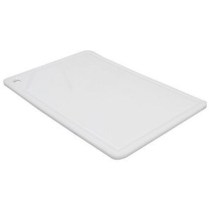 Placa para Corte em Polietileno - Branco - 20x25cm - 1 unidade - Solrac - Rizzo