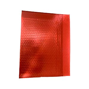 Saco Antiestático com Bolha - 32,5x36,5cm - Vermelho  - 1 unidade - Rizzo