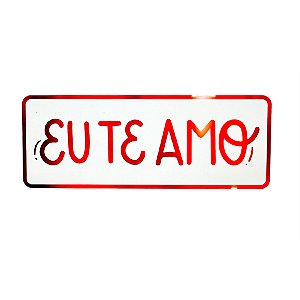Adesivo "Eu Te Amo" - Ref.2232 - Hot Stamping - 50 unidades - Stickr - Rizzo
