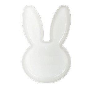 Bandeja Decorativa - Coelho Branco - 1 unidade - Rizzo