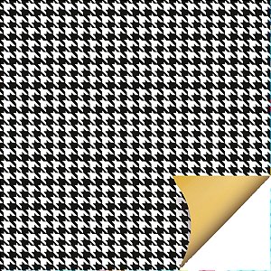 Folha para Ovos de Páscoa Double Face Tweed Preto 69x89cm - 25 unidades - Cromus - Rizzo