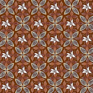 Folha para Ovos de Páscoa Flor de Cacau Marrom 69x89cm - 25 unidades - Cromus - Rizzo
