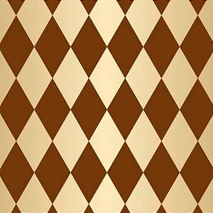 Folha para Ovos de Páscoa Pierrot Ouro Marrom 69x89cm - 25 unidades - Cromus - Rizzo