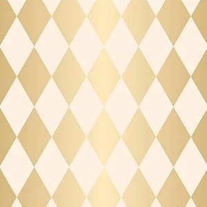 Folha para Ovos de Páscoa Pierrot Ouro Marfim 69x89cm - 25 unidades - Cromus - Rizzo