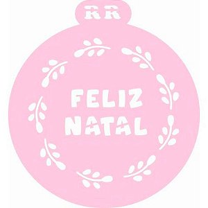 Stencil de Natal - 1 unidade - RR Cortadores - Rizzo Confeitaria