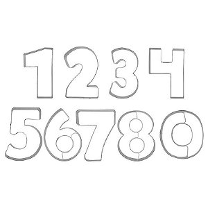 Cortador Numeral - RR Cortadores Rizzo Confeitaria