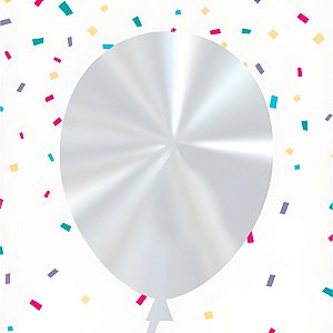 Saco Transparente Decorado - Balão - 50 unidades - Cromus - Rizzo