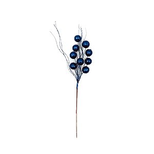Galho Decorativo - Azul - 45cm - 1 unidade - Rizzo