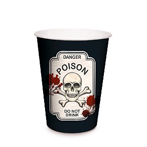 Copo de Papel - Help Halloween - 240ml - 8 unidades - Cromus - Rizzo