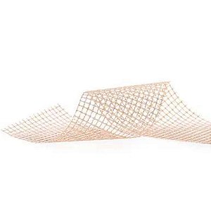 Fita Tela Glitter - Nude - 10cmx9,14m  - 1 unidade - Cromus - Rizzo