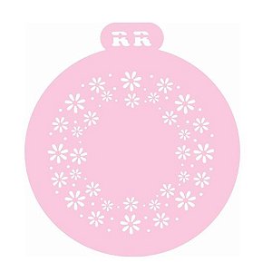 Stencil Redondo Margarida - Ref.3035 - 1 unidade - RR Cortadores - Rizzo