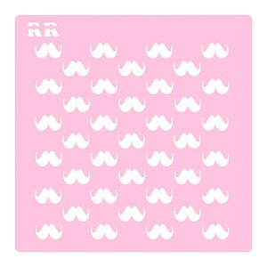 Stencil Bigodinhos 1 - Ref. 4067 - 1 unidade - RR Cortadores - Rizzo