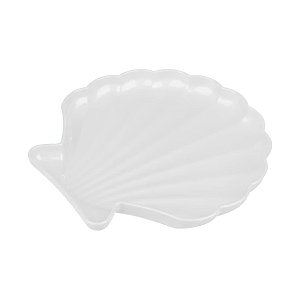 Bandeja Decorativa - Concha Branco Perola - 1 unidade - Rizzo