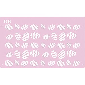 Stencil Fundo Ovos de Páscoa - Ref. 3021 - 1 unidade - RR CORTADORES - Rizzo