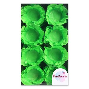 Forminha para Doces Finos - Eva - Seda Verde Limão - 40 unidades - Maxiformas - Rizzo
