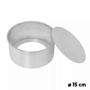 Forma Redonda com Fundo Falso - Ref. 0903 - 15 x 7 cm - 1 unidade - Macedo - Rizzo
