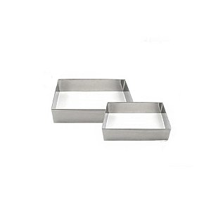 Kit Cortador Inox Retangular - Ref. C5458 - 01 unidade - Confeitudo -