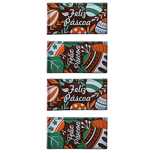 Blister Decorado com Transfer para Chocolate - Tablete - Ovinhos Páscoa - BLP0139 - 1 unidade - Stalden - Rizzo