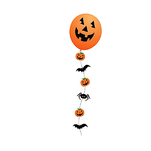 Apliques Decorativos para Balões Noite do Terror Halloween 1 Unidades - Cromus - Rizzo