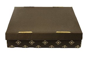 Caixa para Transporte Nº1 Impresso Marrom 30x30x7 Sulformas Rizzo