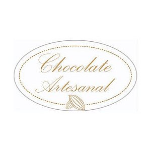 Etiqueta Adesiva Chocolate Artesanal com 100 un. Rizzo
