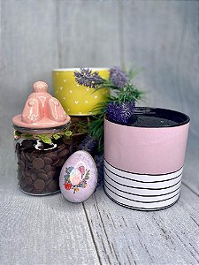 Tiras Decorativas Rosa Listras Preta G com 5un. Rizzo Confeitaria