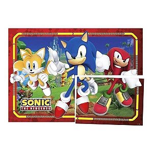 Painel Decorativo Festa Sonic - 01 unidade - Regina - Rizzo Embalagens