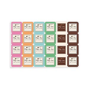 Cartela Adesiva Chocolatier Meio Ovo - 02 unidades - Cromus Páscoa - Rizzo