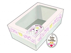 Caixa Ovo de Colher Coroa Ref. 906 com 2 un. Erika Melkot Rizzo Confeitaria