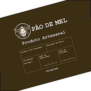 Rótulo e Tira Decorativa Pão de Mel - Tam P / M / G - 5 unidades - Rizzo Confeitaria