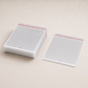 Saco Adesivado com Furo - 20x20cm - 100 unidades - Rizzo