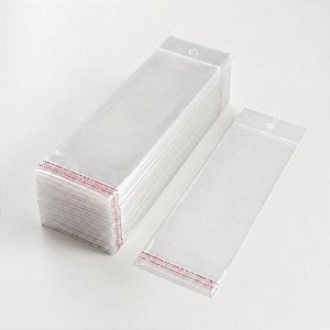 Saco Adesivado com Furo - 5x22cm - 100 unidades - Rizzo