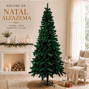 Árvore de Natal Alfazema - 950 Galhos - 210cm - Ref.RZO02584 - 1 unidade - Rizzo