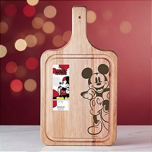 Tábua de Corte de Madeira - Mickey Mouse - 40x18cm - Disney Original - 1 unidade - Simonaggio - Rizzo