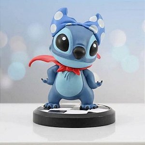 Mini Figura Colecionável - Stitch - Super Herói - 9cm - 1 unidade - Disney Original - Rizzo