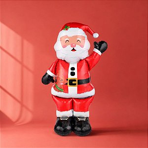 Balão de Festa Microfoil - Papai Noel - 157x91cm  - 1 unidade - Rizzo