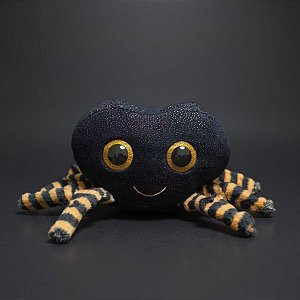 Aranha Coração de Pelúcia - 18x13x10cm - Halloween - 1 unidade - Rizzo