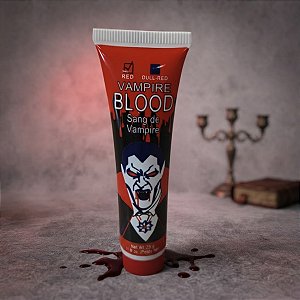 Maquiagem para Halloween - Bisnaga Sangue Falso de Vampiro - 28g - 1 unidade - Rizzo