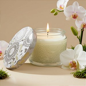 Vela Aromática de Luxo - Orquídea Mokara - 90g - 1 unidade - Rizzo