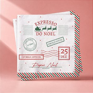 Guardanapo De Papel Natalino - Cartão Postal - 32,5x32,5cm - 20 unidades - Cromus - Rizzo