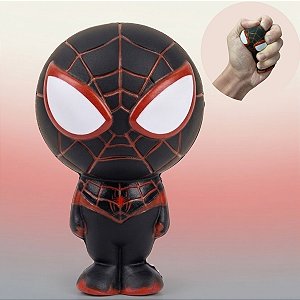 Brinquedo Squish Borracha - Miles Morales - Marvel - 6x9x5cm - 1 unidade - Disney Original - Rizzo