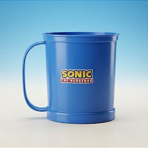Caneca Clássica - Sonic 35 Anos - 360ml - 1 unidade - Plasútil - Rizzo