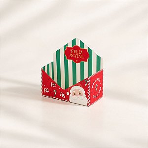 Mini Caixa Envelope para Presente - Surpresa do Noel - Vermelho - 8x3,5x4cm - 10 unidades - Cromus - Rizzo