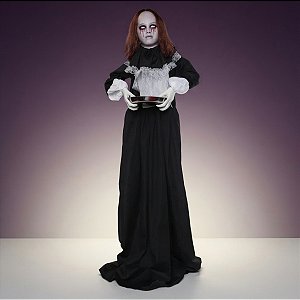 Enfeite Decorativo De Halloween Com Som, Luz e Movimento - Boneca Dursilla - 1,60m - 1 unidade - Cromus - Rizzo