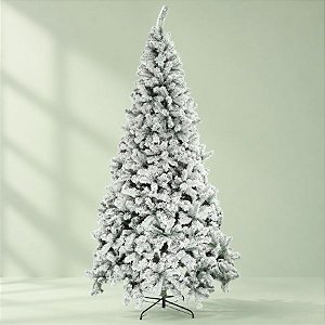 Árvore de Natal Ipanema Nevada - 2000 Galhos - 3m - 1 unidade - Cromus - Rizzo